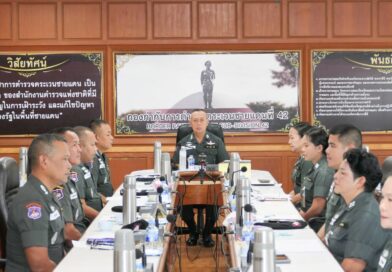 พ.ต.อ.ยงศักดิ์ รัตนดิลก ณ ภูเก็ต  เดินทางมารับตำแหน่ง ผกก.ตชด.๔๒  และเป็นประธานในการประชุมประจำเดือน