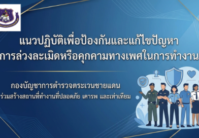 แนวปฏิบัติเพื่อป้องกันและแก้ไขปัญหา  การล่วงละเมิดหรือคุกคามทางเพศในการทำงาน